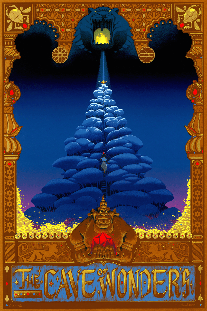 Disney The Cave of Wonders Movie Poster  View 5