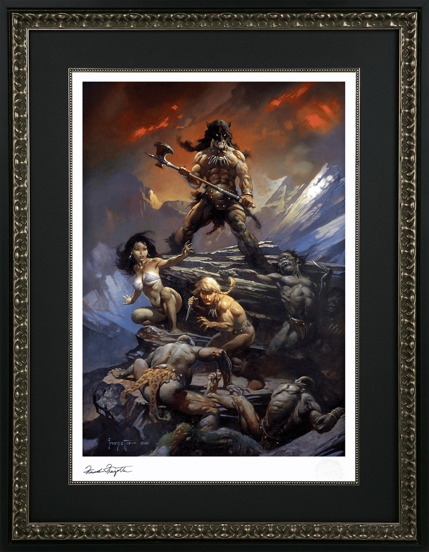 Frank Frazetta Fire and Ice Art Print  View 6