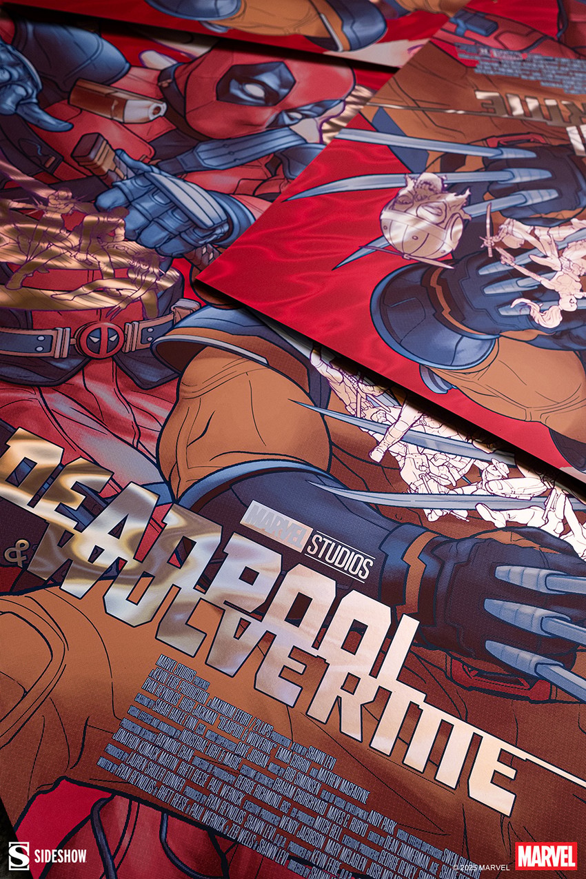 Deadpool & Wolverine: LGF (Golden Desert Eagle) Movie Poster by