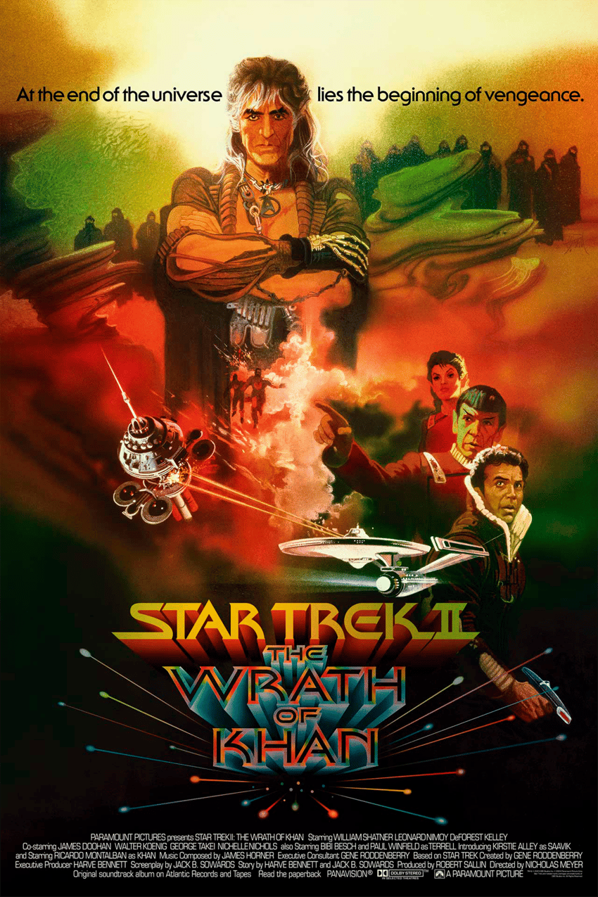 Star Trek Star Trek II: The Wrath of Khan Foil Variant Movie Poster  View 3