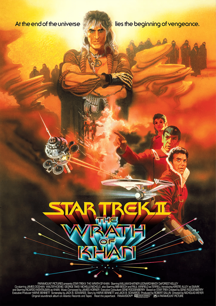 Star Trek Star Trek II: The Wrath of Khan Editions Variant Movie Poster  View 3