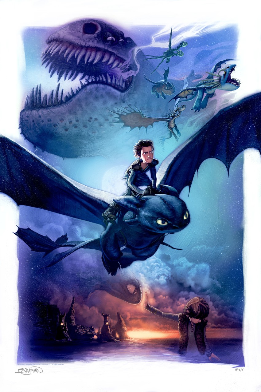 How to Train Your Dragon Fine Art Print by Barret Chapman