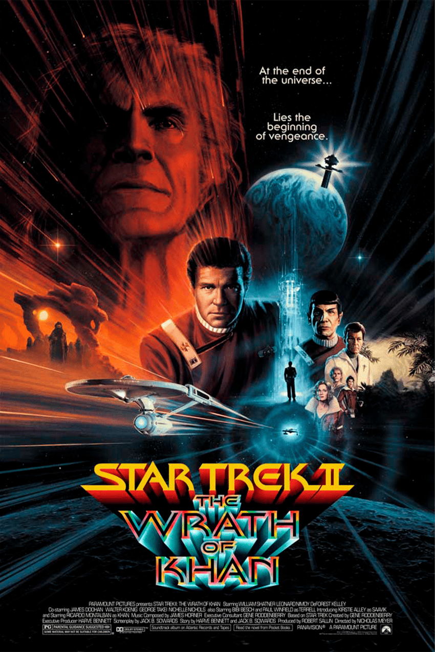 Star Trek II: The Wrath Of Khan Art Print by Vice Press