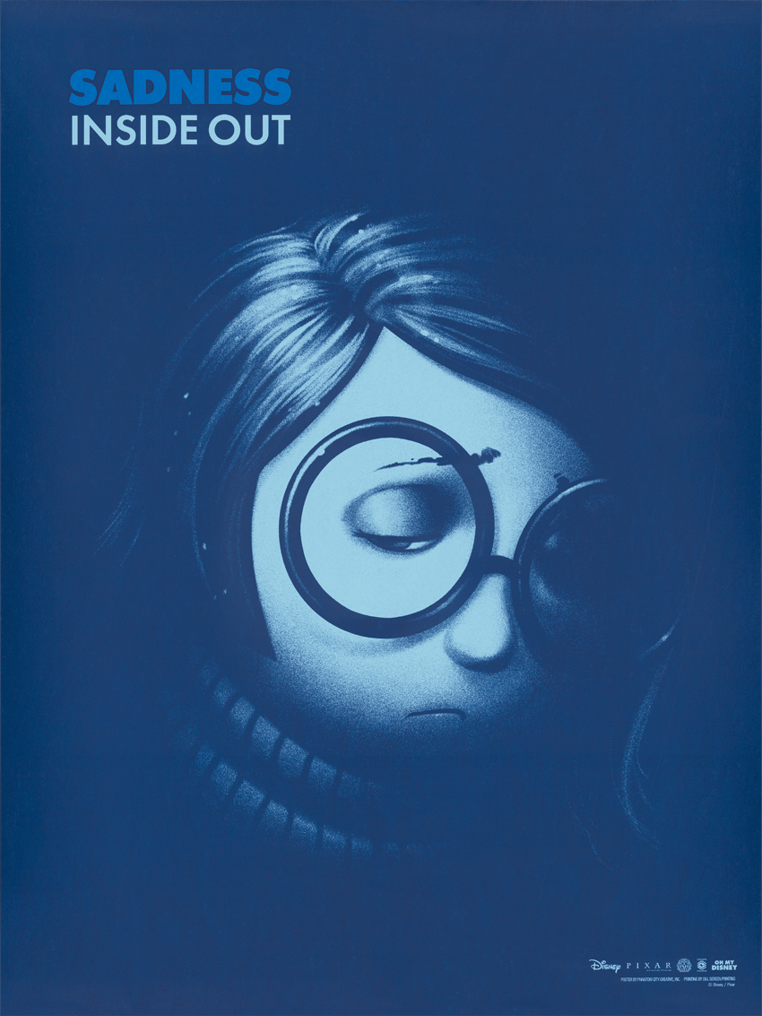 Disney Sadness (Inside Out) Art Print  View 3