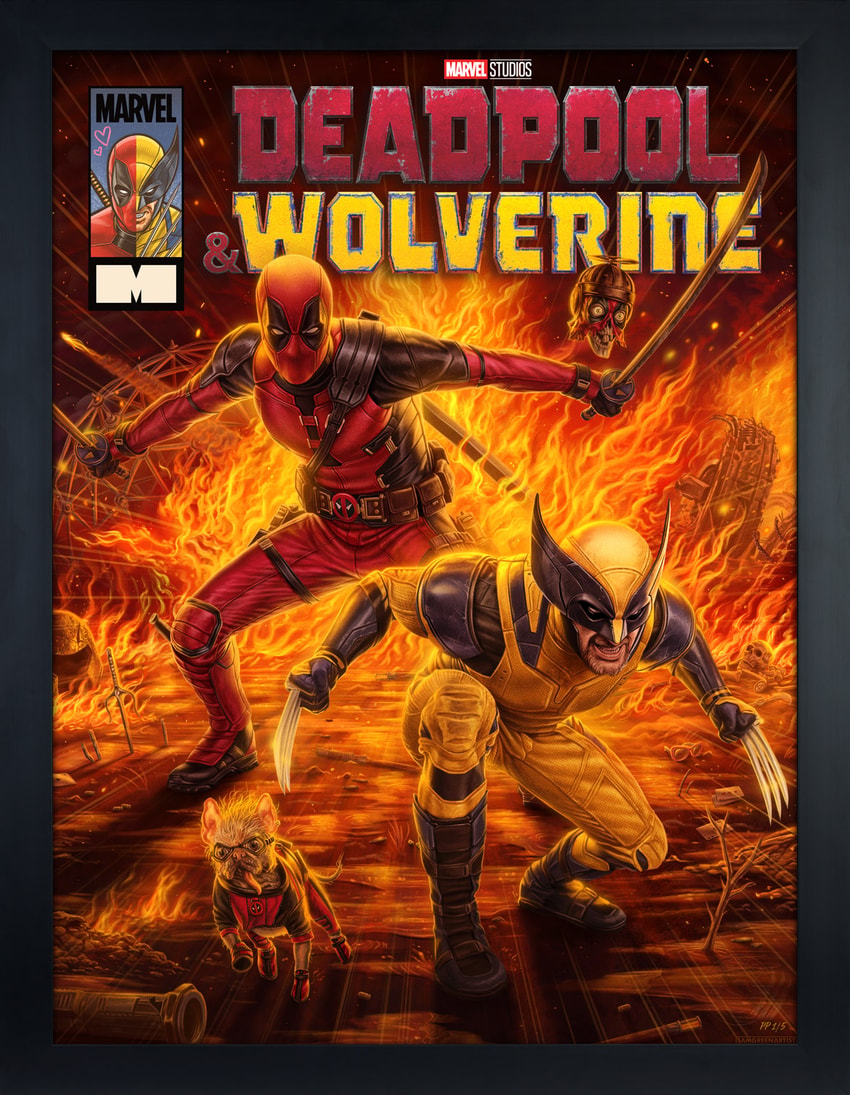 Deadpool & Wolverine Fine Art Print by Sam Green | Sideshow