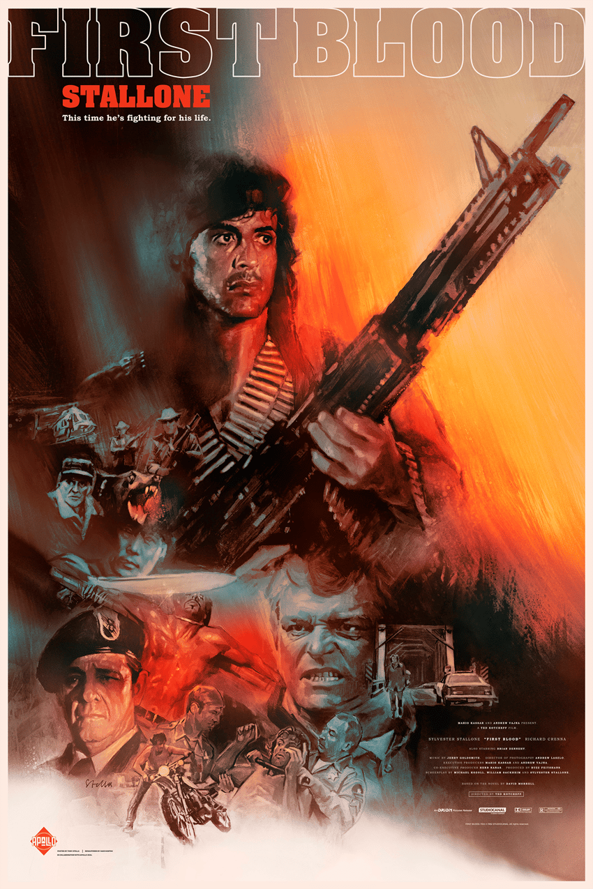 Rambo Rambo: First Blood Variant (Screenprint) Movie Poster  View 6