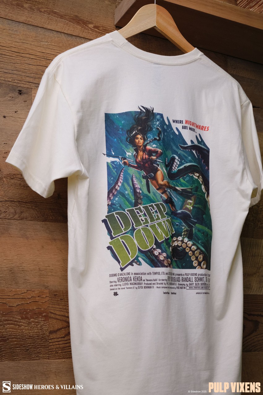 Sideshow Originals Pulp Vixens: Deep Down T-Shirt (Natural) Apparel - Prototype Shown View 2