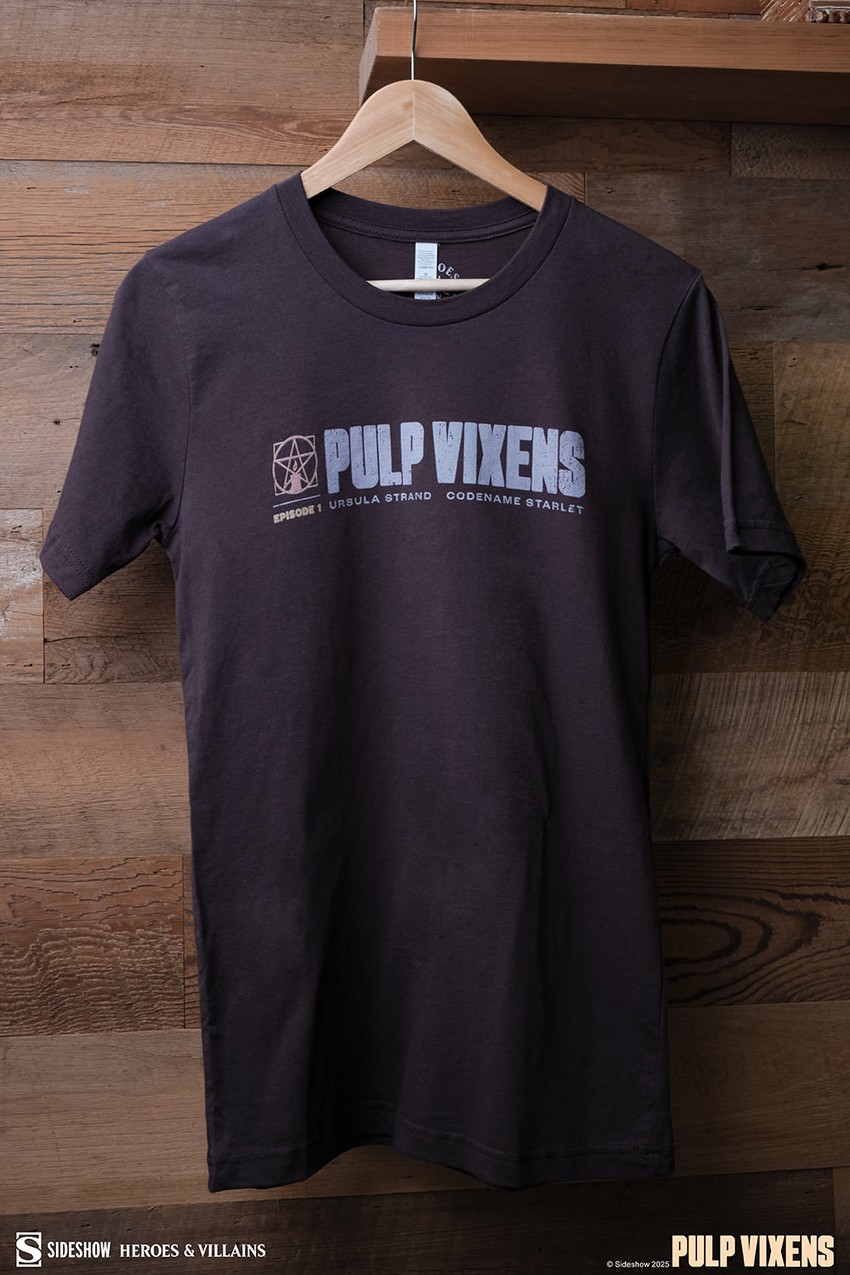 Sideshow Originals Pulp Vixens: Mr. Sin T-Shirt (Brown) Apparel - Prototype Shown View 1