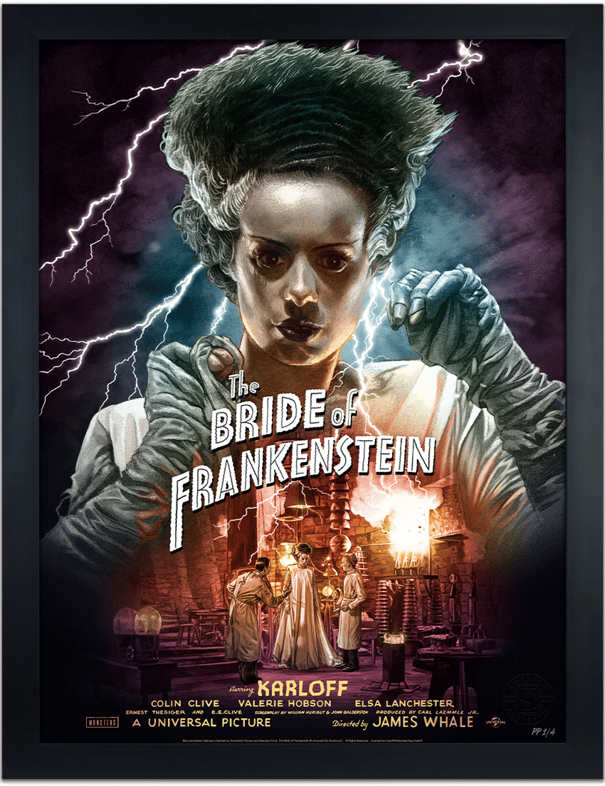 Universal Monsters Bride of Frankenstein (Color Variant) Movie Poster  View 6