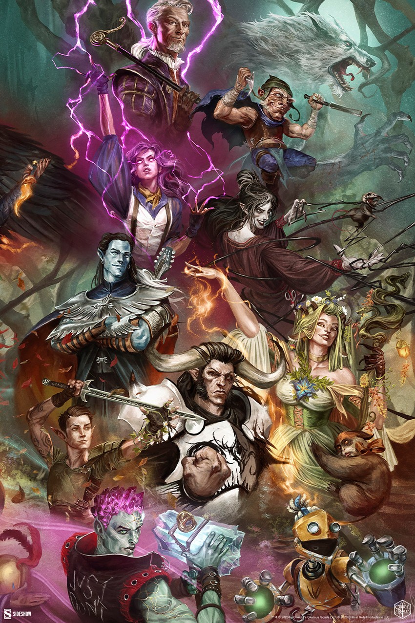 Critical Role Critical Role: Legends of Exandria Art Print  Exclusive Edition  View 5