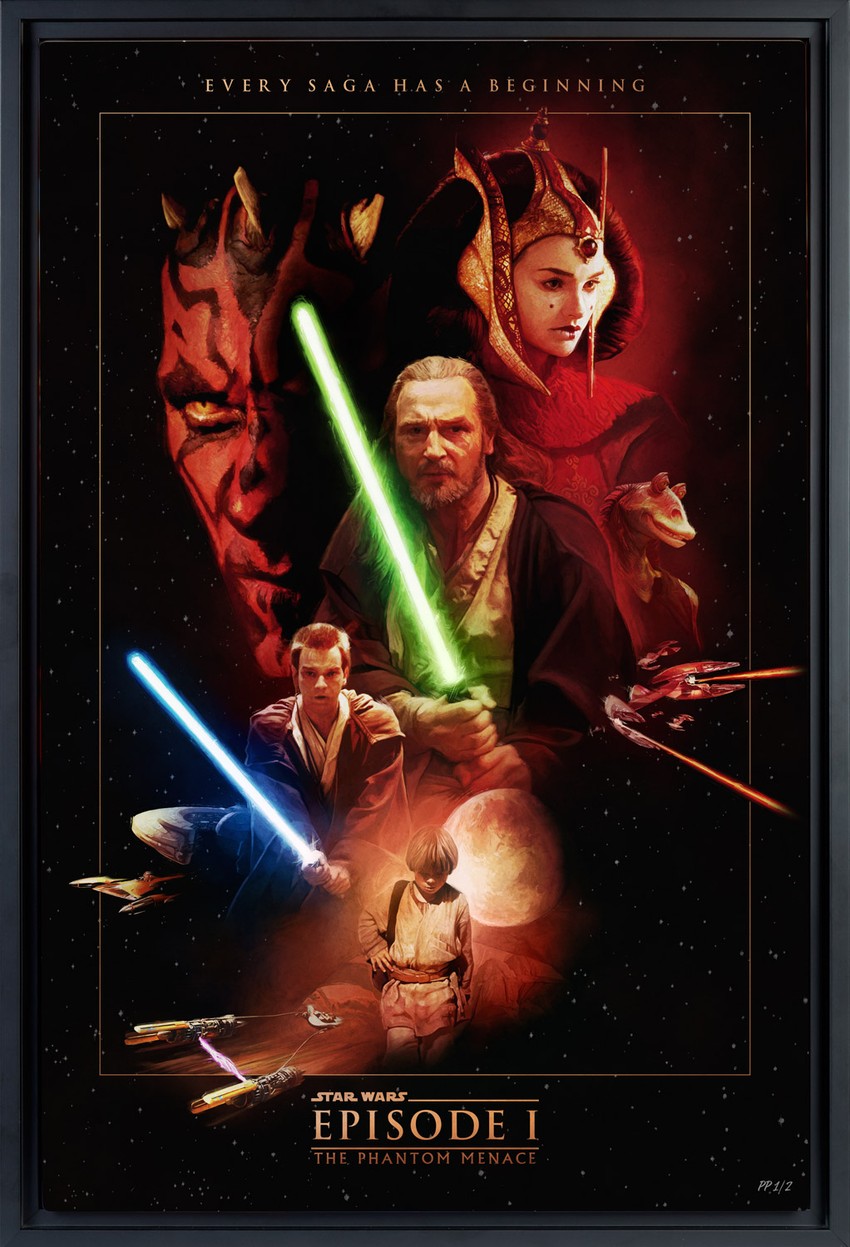 Episode I: The Phantom Menace Movie Poster by Adam Demarti