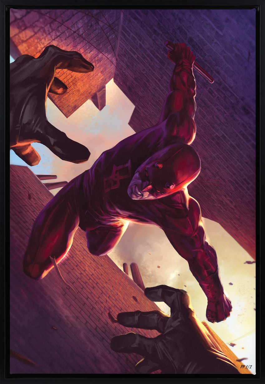新作人気 Fear Without Man The Daredevil: Fine Marko by Print Art アート・デザイン・音楽