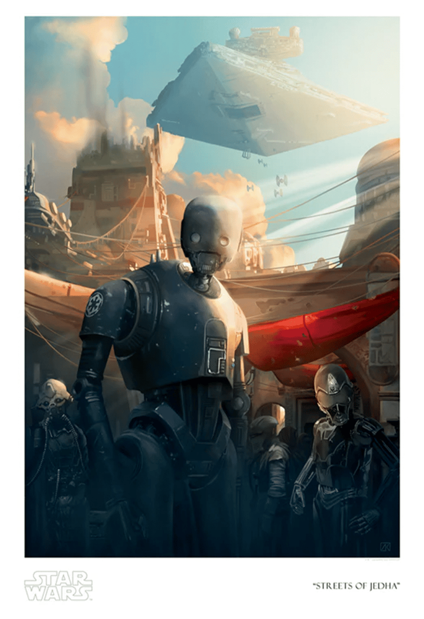Star Wars Streets of Jedha Art Print  View 3
