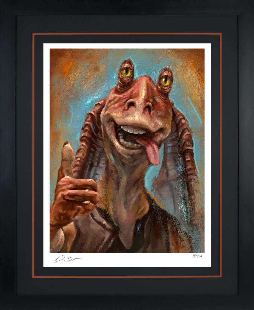 Star Wars Jar Jar Binks™: Portrait of a Gungan Art Print  Exclusive Edition  View 6