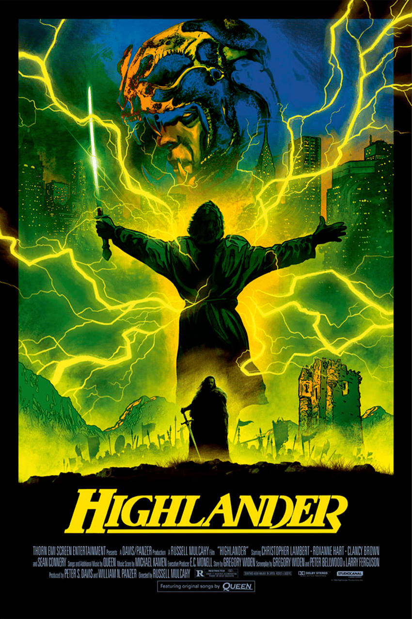 Highlander Highlander Variant Movie Poster  View 3