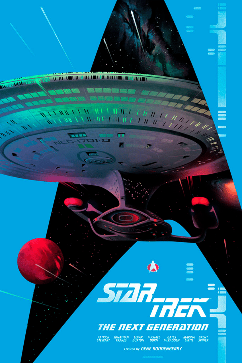 Star Trek: The Next Generation Art Print by Vice Press