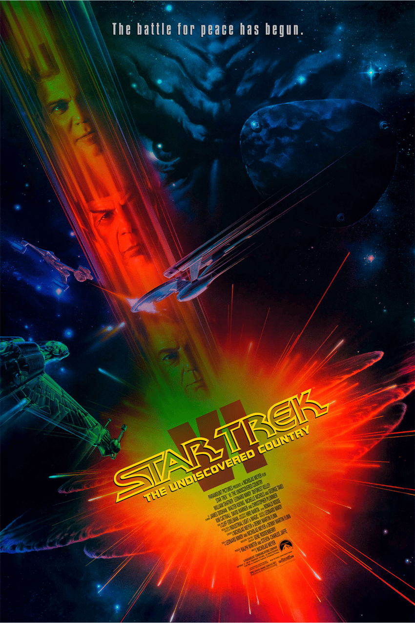 Star Trek Star Trek VI: The Undiscovered Country Foil Variant Movie Poster  View 3