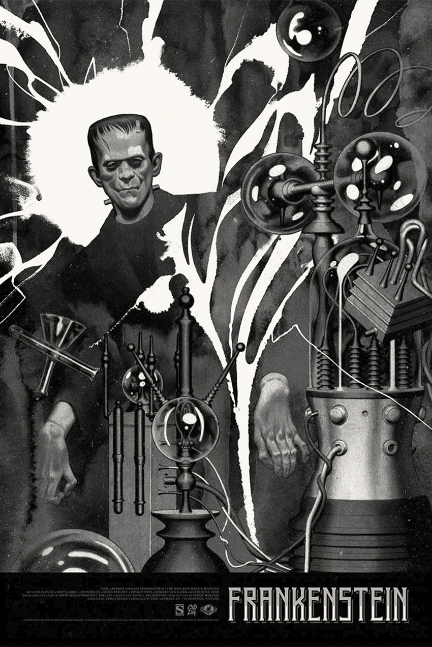 Universal Monsters Frankenstein Movie Poster  View 4