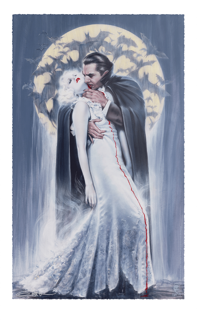 Universal Monsters Dracula: The Kiss Art Print  Exclusive Edition  View 6