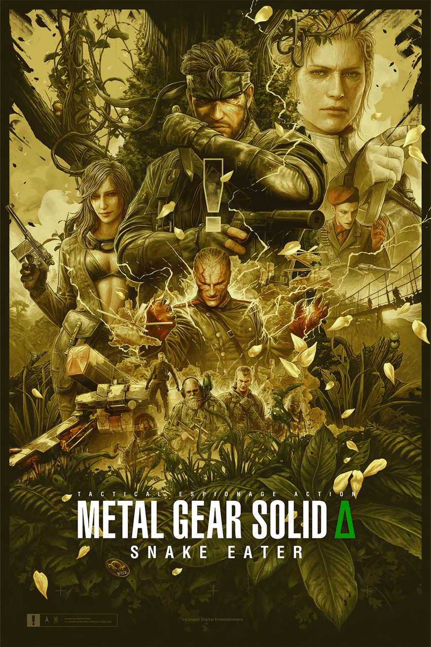 L GEAR SOLID Δ SNAKE EATER ポスター METAL GEAR SOLID Δ: SNAKE EATER Poster [EXCLUSIVE OKS GEAR