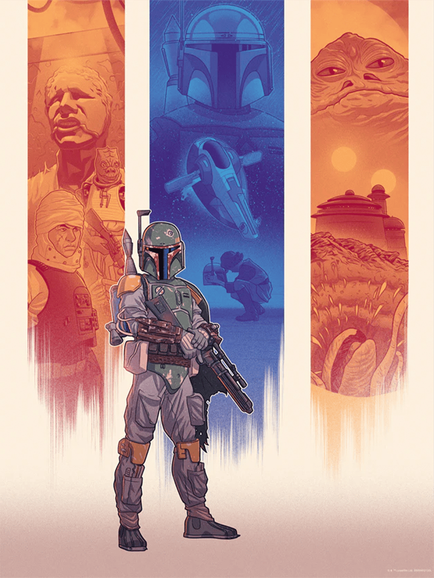 Star Wars Hunter for Hire Art Print  View 3