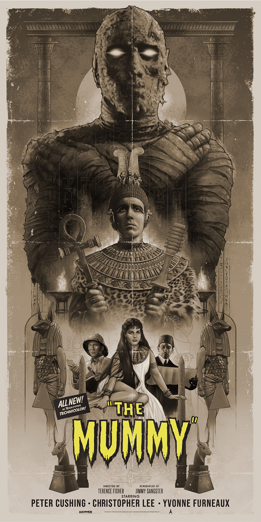 Hammer The Mummy (Variant) Movie Poster  View 4