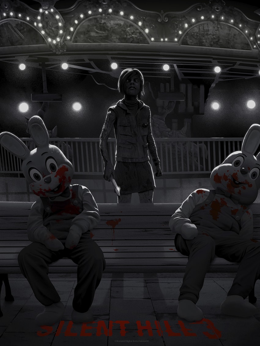 Silent Hill Silent Hill 3 (Mono Edition) Art Print  View 5