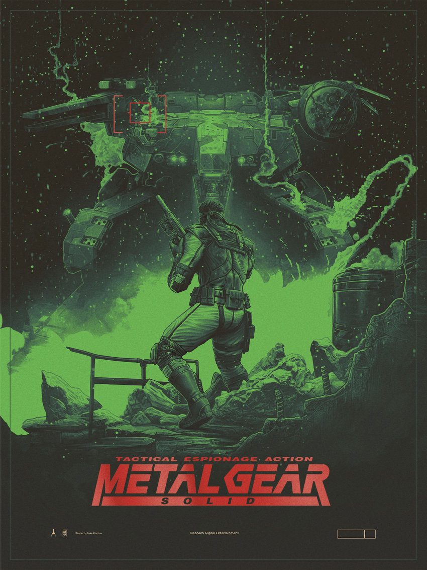 Metal Gear Solid Art Print by Apollo Gallery | Sideshow Collectibles