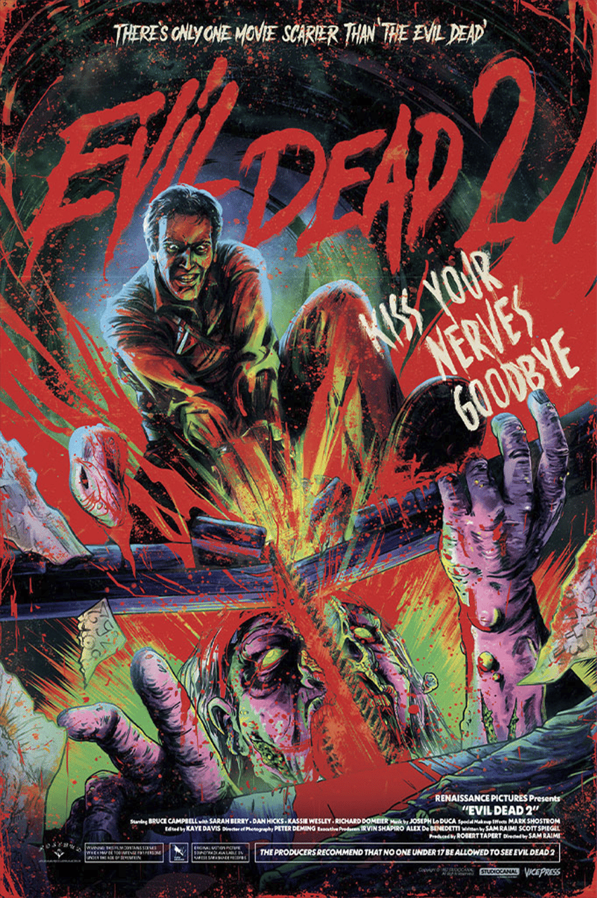 Evil Dead II Evil Dead II Movie Poster  View 3