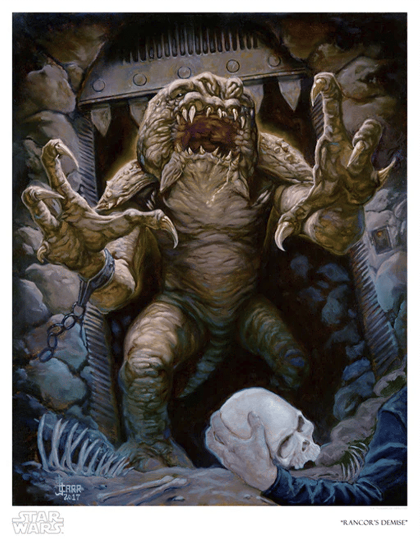 Star Wars Rancor's Demise Art Print  View 3