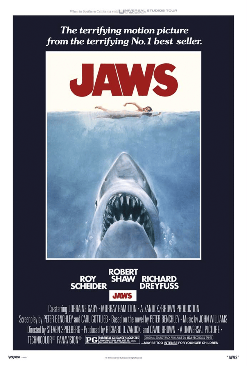 Jaws Jaws by Roger Kastel (One Sheet) Movie Poster  View 3