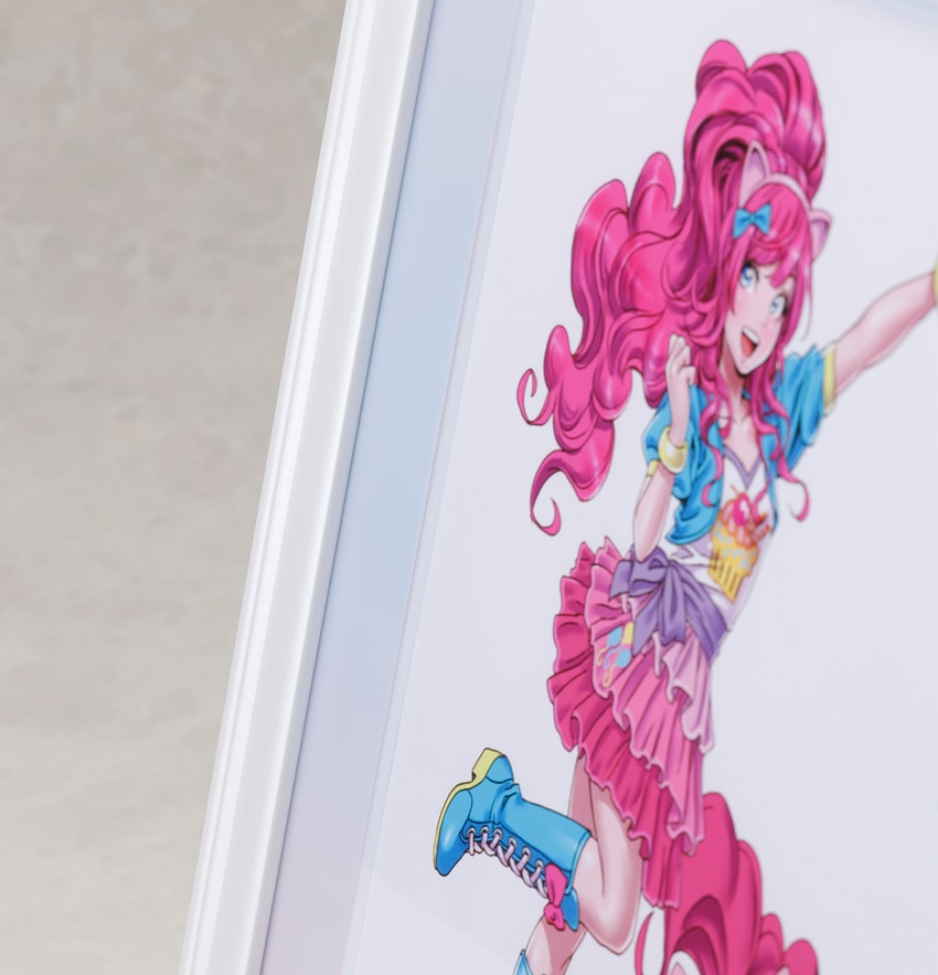 My Little Pony Pinkie Pie Bishoujo Art Print - Prototype Shown View 4
