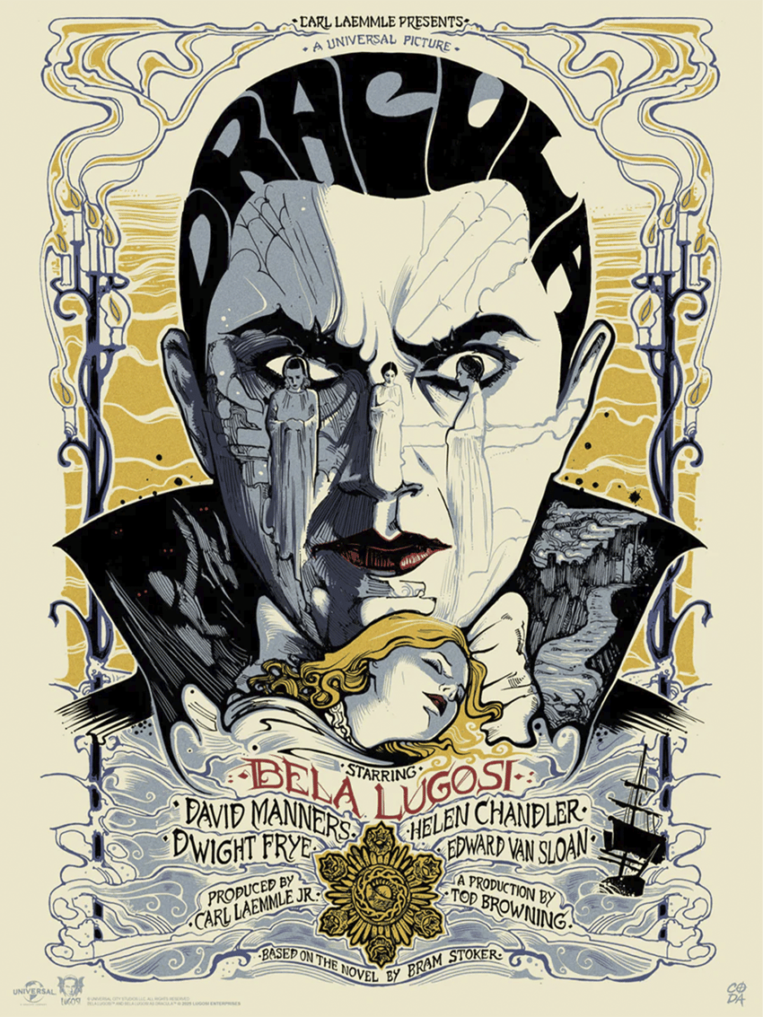 Universal Monsters Dracula Movie Poster  View 4