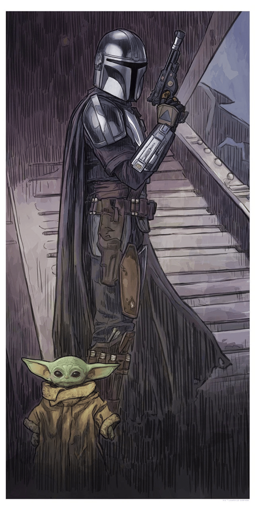 Star Wars A Foundling in Your Care Art Print  View 3