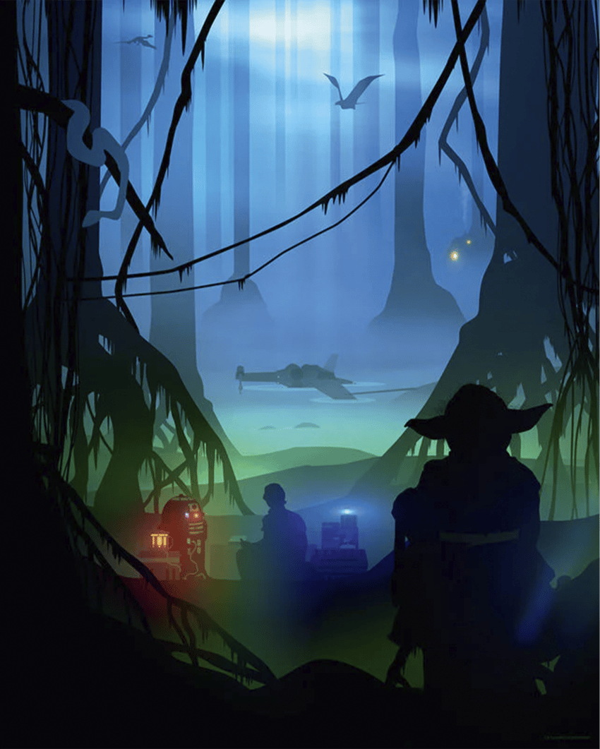 Star Wars Being Watched Art Print  View 3