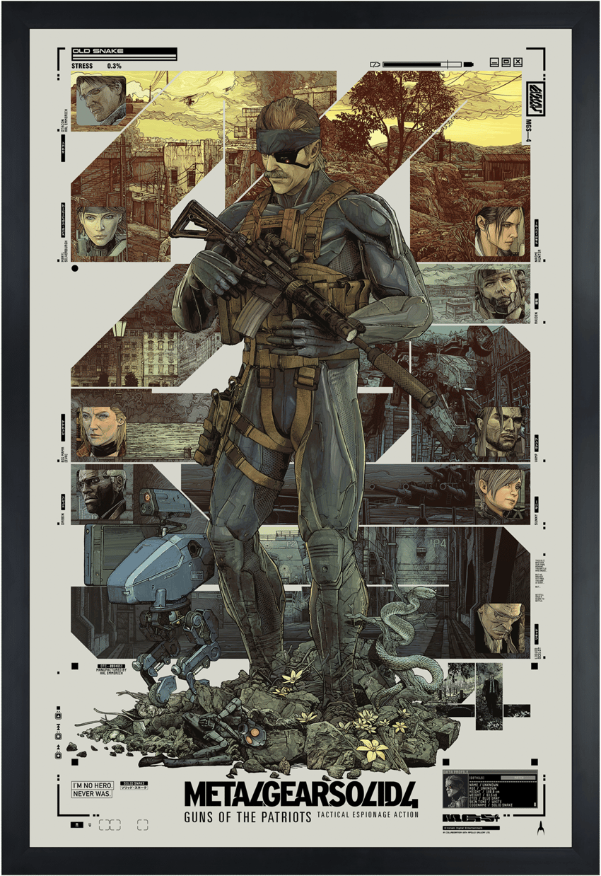 Metal Gear Solid Metal Gear Solid 4: Guns of the Patriots Art Print  View 5
