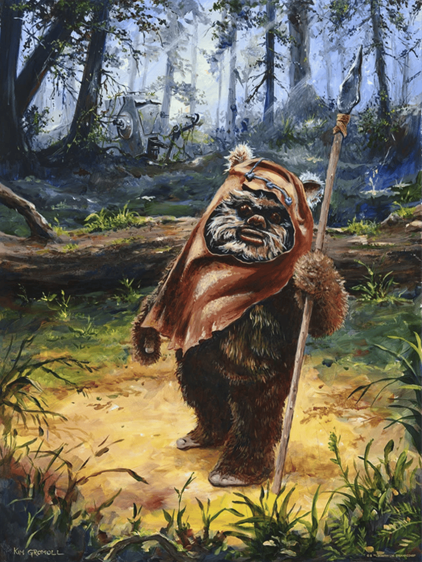 Star Wars Wicket the Ewok Art Print  View 3