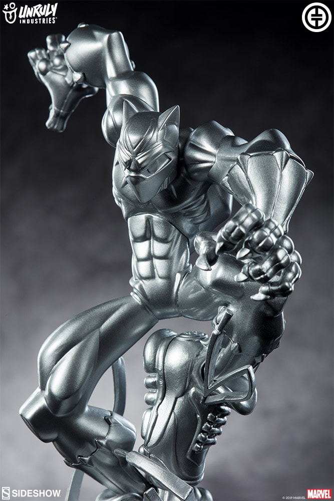 Marvel T'Challa (Vibranium Edition) Designer Collectible Toy  Exclusive Edition  View 3