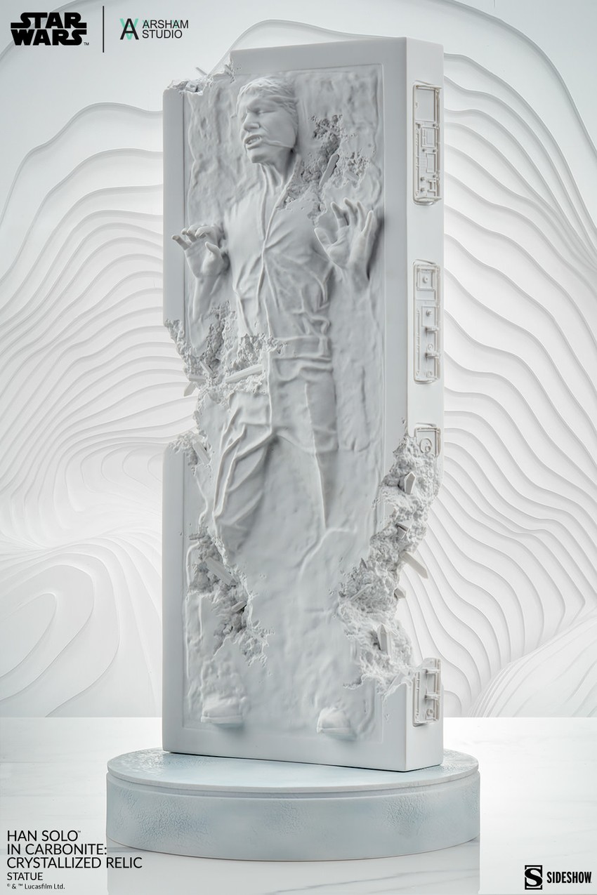 Star Wars Han Solo™ in Carbonite™: Crystallized Relic Statues - Prototype Shown View 6