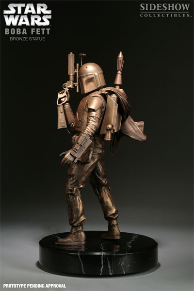 Star Wars Boba Fett Bronze Statue  View 2