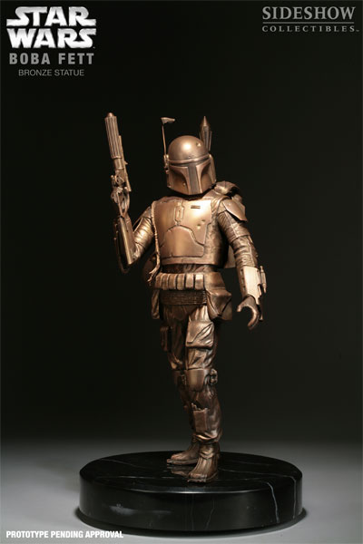 Star Wars Boba Fett Bronze Statue  View 3