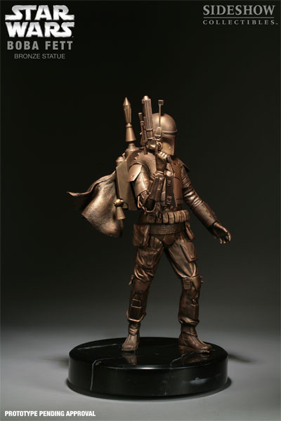 Star Wars Boba Fett Bronze Statue  View 6