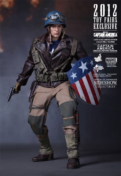 Hot Toys CAPTAIN AMERICA レスキュー版 1/6 Marvel Captain America - Rescue Version Sixth Scale Figure by Hot
