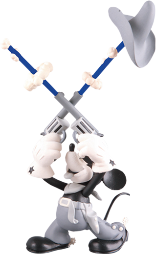 Disney Two-Gun Mickey Vinyl Collectible by Medicom Toy