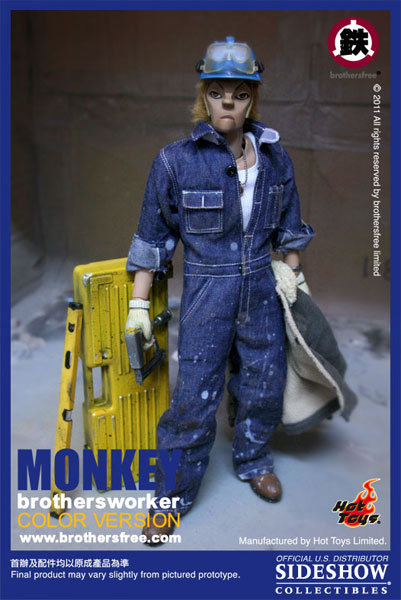 Monkey Brothersworker Sixth Scale Figure by Hot Toys