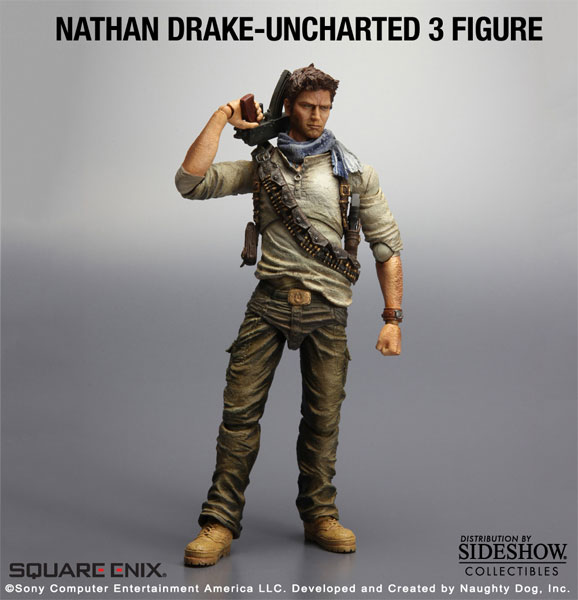 Uncharted 3 Nathan Drake Collectible Figure by Square Enix