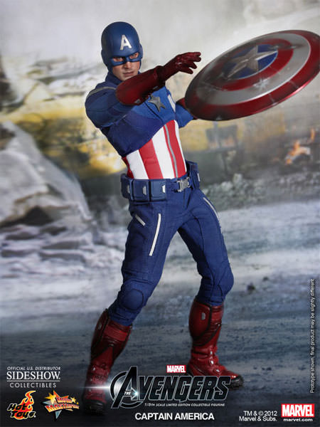 Marvel Captain America Sixth Scale Figure  View 1