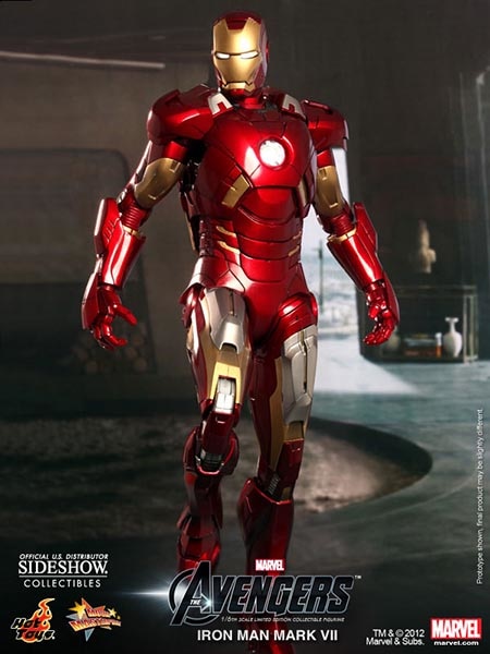 Amazon.com: Hot Toys Iron Man Mark VII The Avengers 1:6