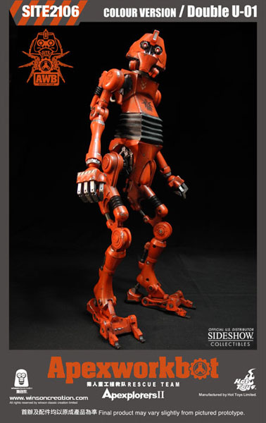 Apexplorers Apexworkbot - Double U -01 (Color Version) Sixth Scale Figure  Collector Edition  View 2