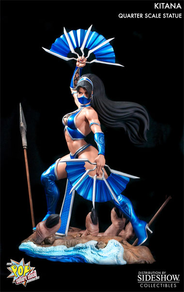 Mortal Kombat Kitana Quarter Scale Statue  Collector Edition  View 3